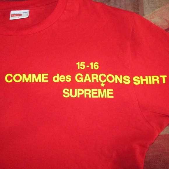 Supreme x Comme Des Garcons Collab long sleeve - Picture 7 of 10